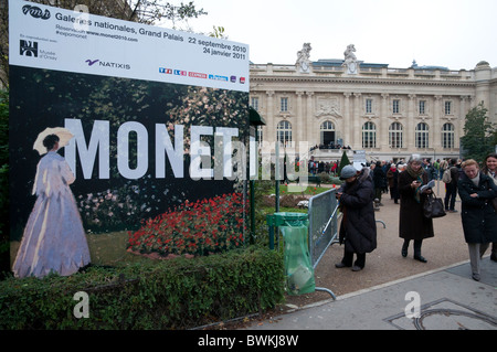Mostra Monet. Grand Palais. Paris 1. Francia Foto Stock