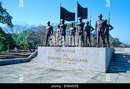 Venezuela sud America altare De La Patria Campo Carabobo Valencia Sud America storia di guerra soldati Monumen Foto Stock