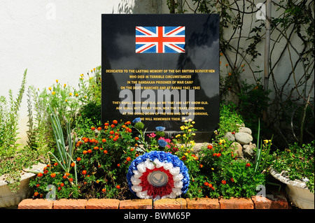 British Garden - Kundasang War Memorial, Sabah Foto Stock