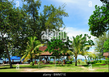 Manukan Island - parte di Tunku Abdul Rahman Marine Park, Kota Kinabalu, Sabah Foto Stock