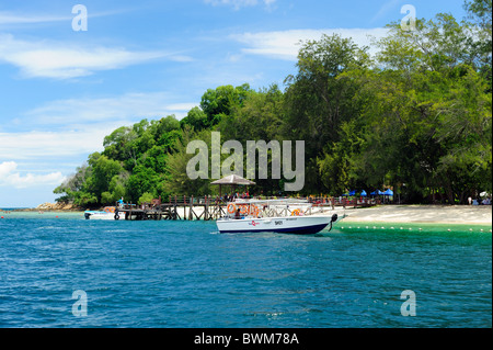 Manukan Island - parte di Tunku Abdul Rahman Marine Park, Kota Kinabalu, Sabah Foto Stock