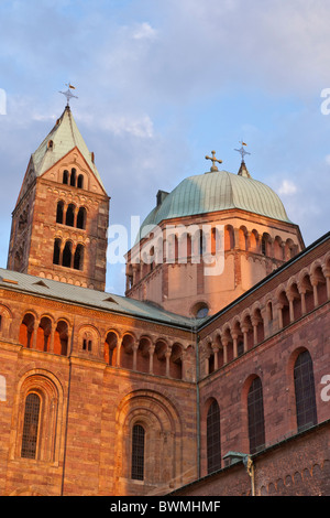 KAISERDOM, cattedrale, sito patrimonio mondiale dell'UNESCO, Speyer, Pfalz, RENANIA-PALATINATO, Germania Foto Stock