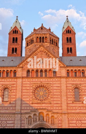 KAISERDOM, cattedrale, sito patrimonio mondiale dell'UNESCO, Speyer, Pfalz, RENANIA-PALATINATO, Germania Foto Stock