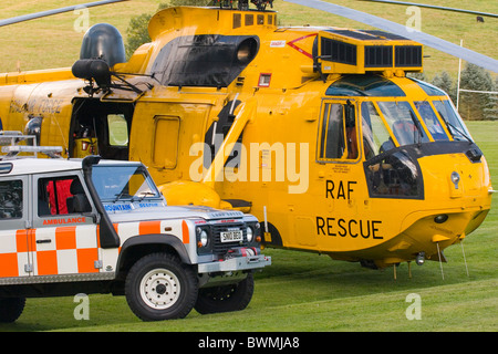 Tweed Valley Mountain Rescue con off-road Ambulanza Foto Stock