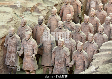 Esercito di Terracotta, Xi'an, Shaanxi Province, Cina Foto Stock