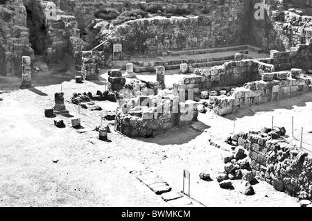 Il palazzo di montagna e fortezza,Superiore Herodium,Deserto della Giudea Israele Foto Stock