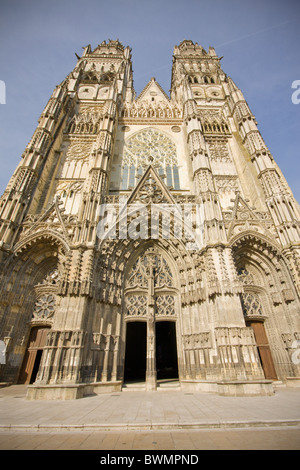 La cattedrale di Tours in Francia Foto Stock