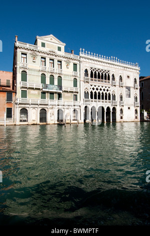 Palazzo Ca' d'Oro" a Canal Grande Venezia 2010 Foto Stock