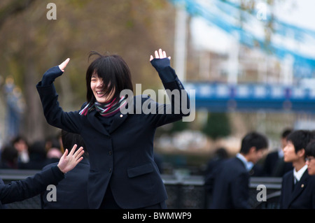 Scuola cinese i bambini a Londra. Regno Unito Foto Stock