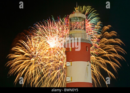 Fuochi d'artificio National Championships 2010 Plymouth Hoe Devon UK Foto Stock