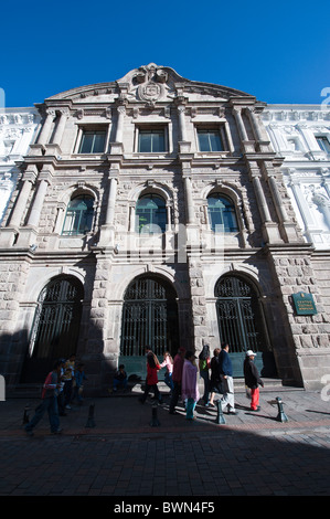 Centro Culturale Municipale, Centro storico, Quito, Ecuador. Foto Stock