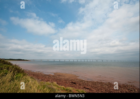 Confederation Bridge, New Brunswick, The Maritimes, Canada. Foto Stock