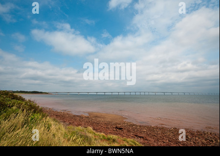 Confederation Bridge, New Brunswick, The Maritimes, Canada. Foto Stock