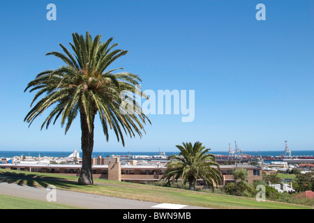 Guardando verso Fremantle docks dal parco dei monumenti Foto Stock