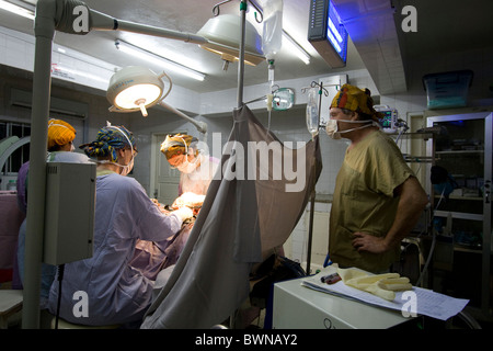 La chirurgia in ospedale teme.MSF.Port Harcourt.Nigeria Foto Stock