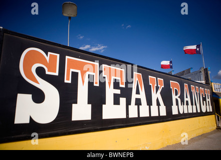 La Big Texan Steak Ranch in Amarillo Texas. Foto Stock