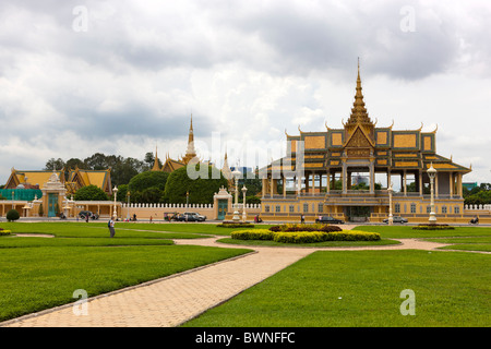 Royal Palace / Chan Chaya Pavilion , Phnom Penh Cambogia Foto Stock