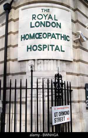 Royal London Hom opathic Hospital medicine a base di erbe Foto Stock