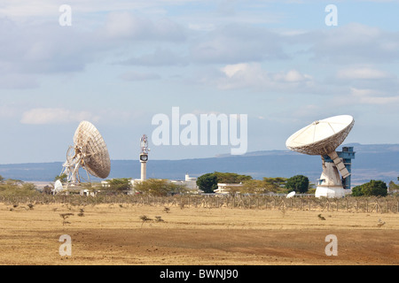 Longonot terra satellite nella Rift Valley, Kenya Foto Stock