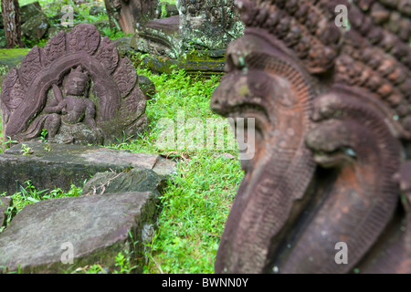 Preah Pithu V. rovine a sito archeologico. Angkor Thom, Sito Patrimonio Mondiale dell'UNESCO, Cambogia, Indocina, Asia Foto Stock