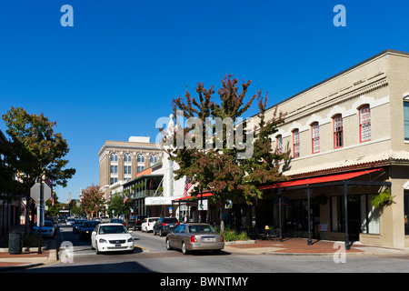 Palafox Street nel centro storico di Pensacola, costa del Golfo della Florida, Stati Uniti d'America Foto Stock