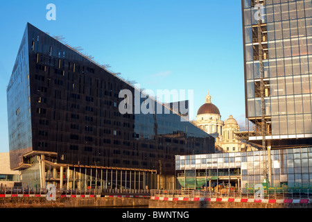 L'isola di Mann lo sviluppo, Pier Head, Liverpool Foto Stock