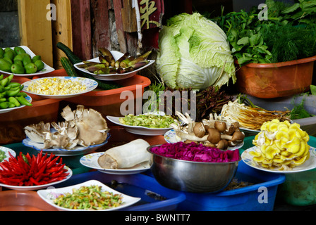 Le verdure si può scegliere come ingredienti per friggere. Foto Stock