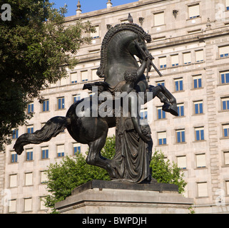 Statua da Barcellona Foto Stock