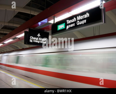 Singapore MRT Foto Stock