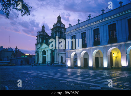 Argentina Sud America Cordoba Centro Cabildo Historico cattedrale Sud America arch architettura cittadina alla vicina Foto Stock