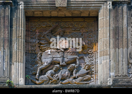 Filippine Manila città Real Fuerza de Santiago Intramuros District Asia fort architettura di rilievo storico hi Foto Stock