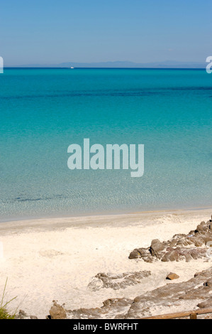 Spiaggia di Capo del Falcone nei pressi di Stintino, Sardegna, Italia Foto Stock