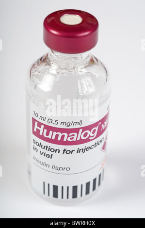 Humalog insulina lispro Foto Stock