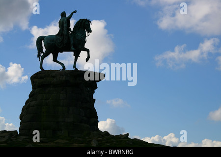 Il cavallo di rame su Snow Hill, Windsor Great Park, Windsor, Inghilterra Foto Stock