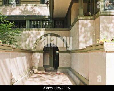 Frank. W. Thomas House, Oak Park, Chicago, Illinois Foto Stock