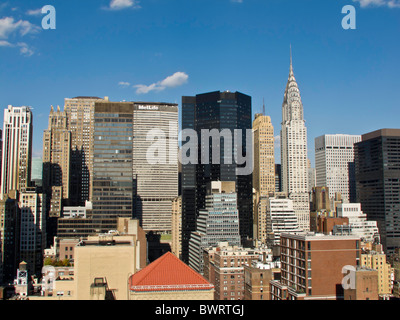 Vista di Midtown con Murray Hill in primo piano, NYC Foto Stock