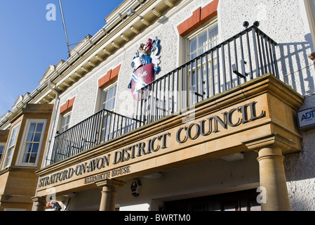 Elizabeth House sede del Stratford-On-avon consiglio del distretto in Stratford Upon Avon Foto Stock