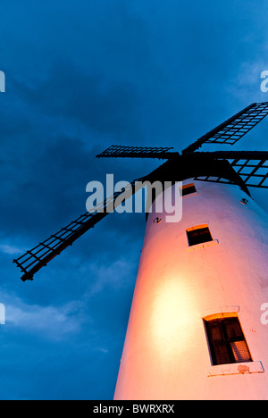 Il mulino a vento a Lytham St.Annes, Lancashire, Inghilterra, Regno Unito Foto Stock