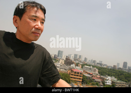 Haruki Murakami, scrittore, romanziere e saggista. Tokyo, Giappone. Foto Stock