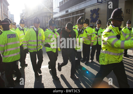 G20 proteste 2009 a Londra, Regno Unito Foto Stock