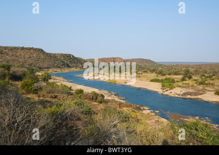 Olifants River Parco Nazionale Kruger Sud Africa Foto Stock