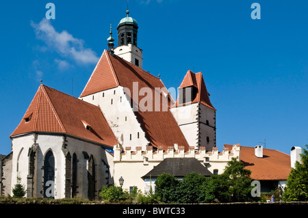 St Jacob, Prachatice, Regione della Boemia del Sud, Repubblica Ceca Foto Stock