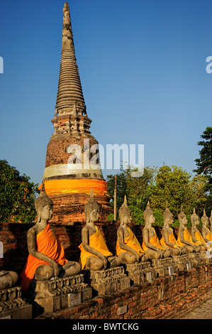 Wat Yai Chai Mongkhon - Ayutthaya Foto Stock