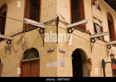 PANAMA CITY, PANAMA - Calle Santos Jorge, Casco Viejo, centro storico della città. Foto Stock