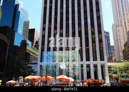 Apple Store, Midtown Manhattan Foto Stock