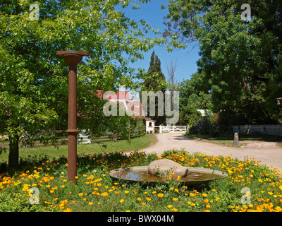 AREA DI INGRESSO IN MONTSALVAT , artista comunità VICTORIA AUSTRALIA Foto Stock