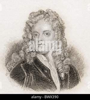 Joseph Addison, 1672 a 1719. Inglese saggista, poeta, drammaturgo e uomo politico. Foto Stock