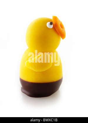 Il marzapane pulcini per Pasqua o la molla Foto Stock