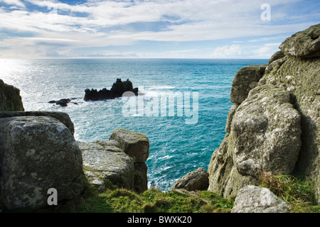 Land's End, Cornwall, Regno Unito Foto Stock