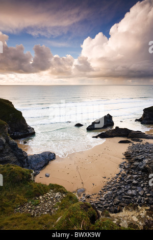 Tregurrian, Cornwall, Regno Unito Foto Stock